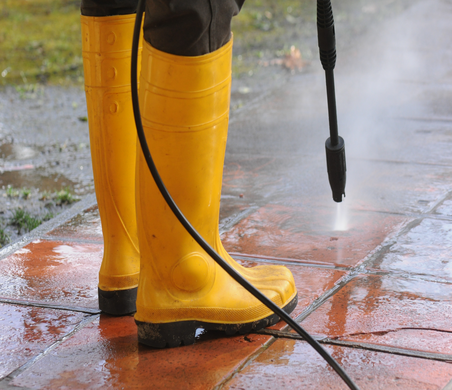 pressure driveway cleaning